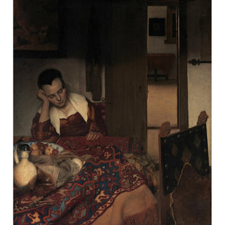 Reproduction Une servante endormie - Johannes Vermeer