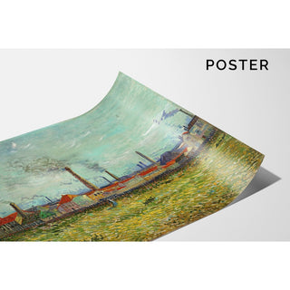 Reproduction Usines à Clichy - Vincent van Gogh