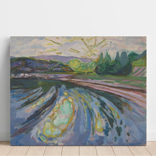 Reproduction Vagues contre le rivage - Edvard Munch