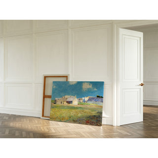 Reproduction Village Breton - Odilon Redon