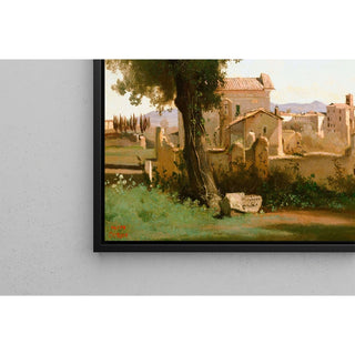 Reproduction Vue Depuis les Jardins Farnèse, Rome - Jean-Baptiste Camille Corot
