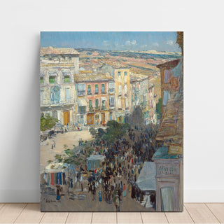 Reproduction Vue d'une ville du sud de la France - Childe Hassam