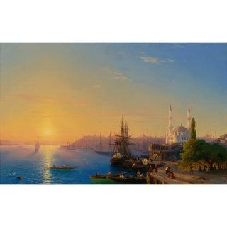 Reproduction Vue de Constantinople et du Bosphore - Ivan Konstantinovich Aivazovsky