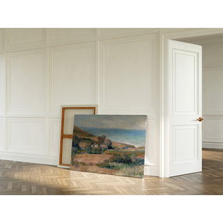 Reproduction Vue de la côte près de Wargemont en Normandie - Pierre-Auguste Renoir
