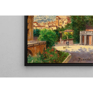 Reproduction Vue du Palazzo Vecchio depuis les jardins de Boboli, Florence - Antonietta Brandeis