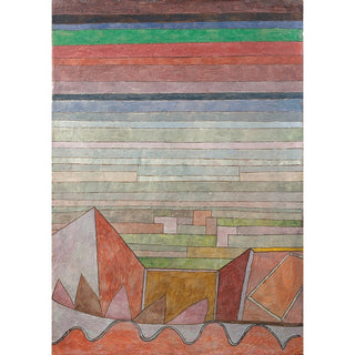 Reproduction Vue sur le pays fertile - Paul Klee