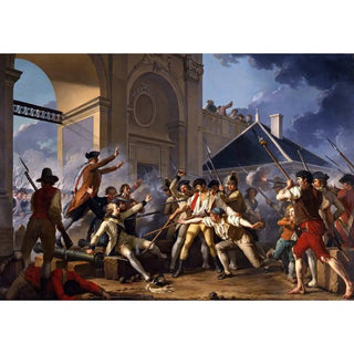 Reproduction de tableau historique - L’affaire de Nancy de Jean-Joseph Weerts