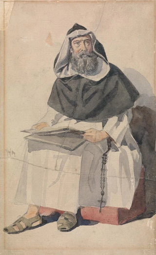Richard Dadd - Portrait of a Monk.webp