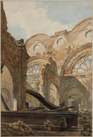 Richard Phen Spiers - Ruines du Palais de Justice salle des PasPerdus aprs lincendie de 1871.webp