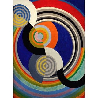 Rythme n°2 - Robert Delaunay | Reproduction Tableau Décoration murale affiche copie