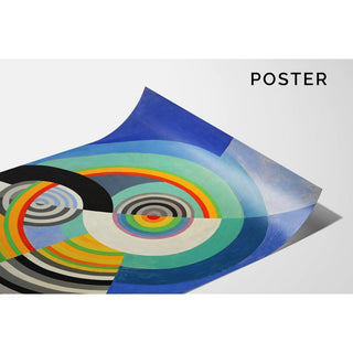 Rythme n°3 - Robert Delaunay | Reproduction Tableau Décoration murale affiche copie