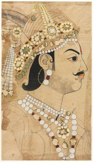 Sahib Ram - Portrait of Maharaja Pratap Singh 17641803.webp