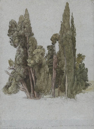 Samuel Palmer - The Cypresses at the Villa dEste Tivoli.webp