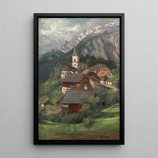 Serafin Maurer - Dorf im Gebirge.webp