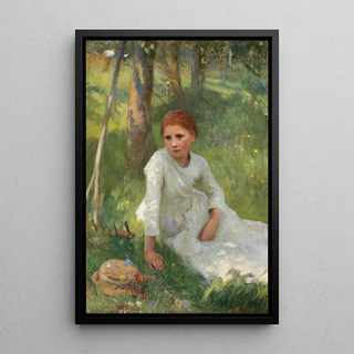 Sir George Clausen - Noon in the Hayfield.webp