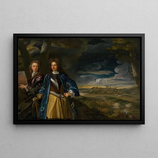 Sir Godfrey Kneller - General Michael and John Richardson in the Battle of Belgrade.webp