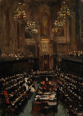 Sir John Lavery - The Ratification of the Irish Treaty in the English House of Lords 1921.webp