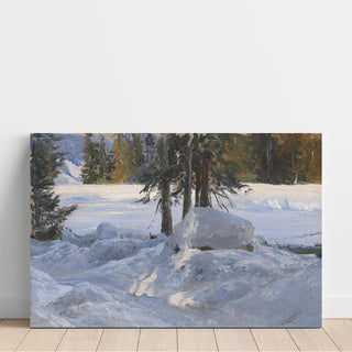 Soleil d'hiver - Edward Theodore Compton | Reproduction Tableau Décoration murale affiche copie