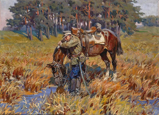 Stanisaw Bagieski - Resting near the Waterhole.webp