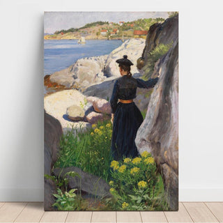 Sur la côte - Paul Fischer | Reproduction Tableau Décoration murale affiche copie