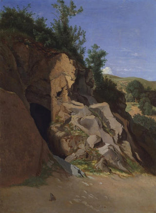 Thodore Caruelle dAligny - Landscape with a Cave.webp