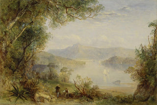 Thomas Creswick - View on the Hudson River.webp