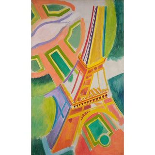 Tour Eiffel 1924 - Robert Delaunay | Reproduction Tableau Décoration murale affiche copie