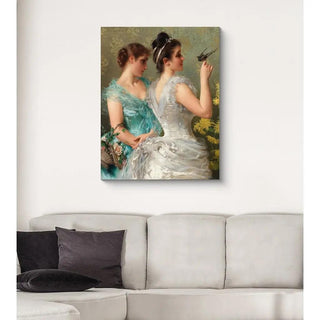Un Ami à Plumes - Vittorio Matteo Corcos | Reproduction Tableau Décoration murale affiche copie