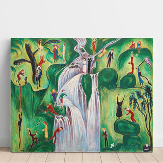 Vattenfallet - Nils Dardel | Reproduction Tableau Décoration murale affiche copie