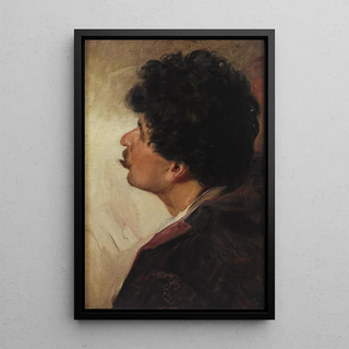 Vclav Brok - A portrait of a man in profile.webp