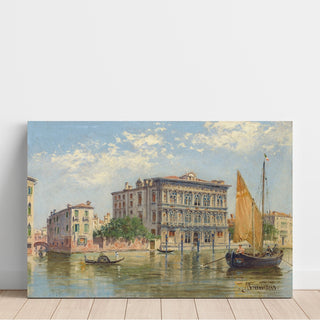 Reproduction Vendramin Calergi depuis le grand Canal, Venise - Antonietta Brandeis