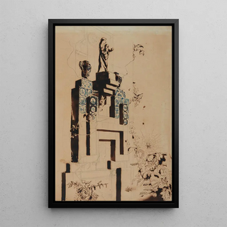 Victor Hugo - Chemine de la salle manger de Hauteville House.webp