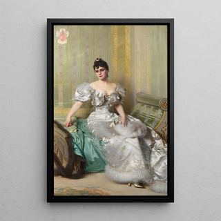 Vittorio Matteo Corcos - Portrait of Corinna Salmon.webp