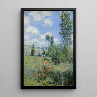 View of Vétheuil by Claude Monet | Art print Painting Wall decoration poster copy
