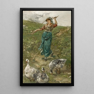 Walter Shirlaw - The Goose Herd.webp