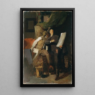 Wilhelm Leibl - Die Kritiker.webp