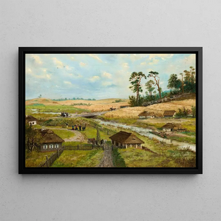 Wilhelm Leopolski - Kociuszkos troops march through a village.webp