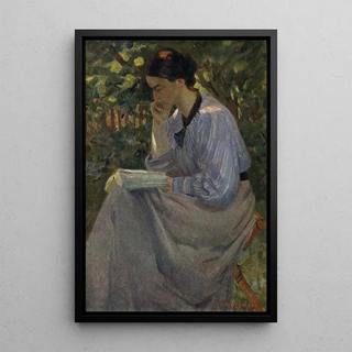 Wilhelm Ludwig Lehmann - Lesende Frau Dachau.webp