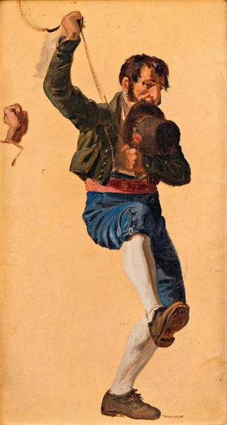 Wilhelm Marstrand - Italian Study for The St Anthony Feast Day in Rome.webp