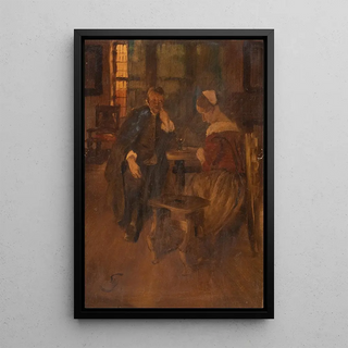 Wilhelm Schreuer - Company of a married couple.webp