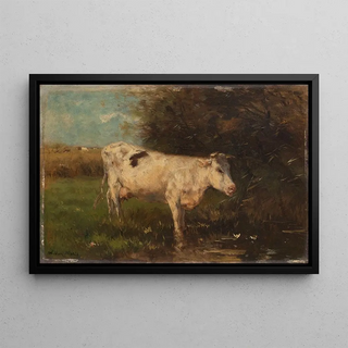 Willem Maris - White Cow.webp