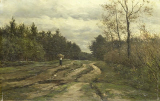 Willem Roelofs - Country Road near Laren Province of North Holland.webp