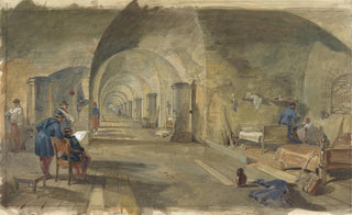 William Simpson - Interior of Fort Nicholas Sebastopol Crimea.webp