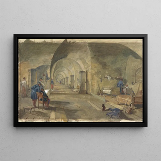 William Simpson - Interior of Fort Nicholas Sebastopol Crimea.webp