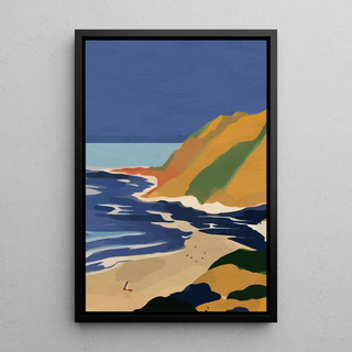 Colorful Painting – Vintage Summer Coast