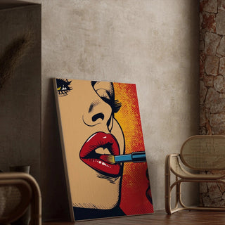 Pop Art Painting - Lipstick | Art print Wall Decoration Painting Poster Copy