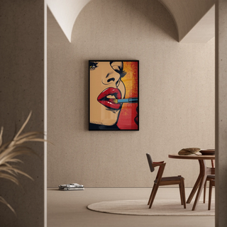 Pop Art Painting - Lipstick | Art print Wall Decoration Painting Poster Copy