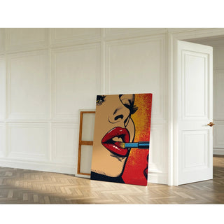 Pop Art Painting - Lipstick | Art print Wall Decoration Painting Poster Copy