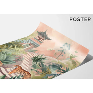 Tigers and Temple Poster