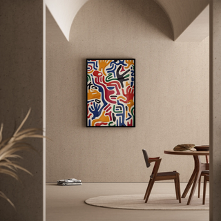 Pop Art Poster - Movement of the Hands